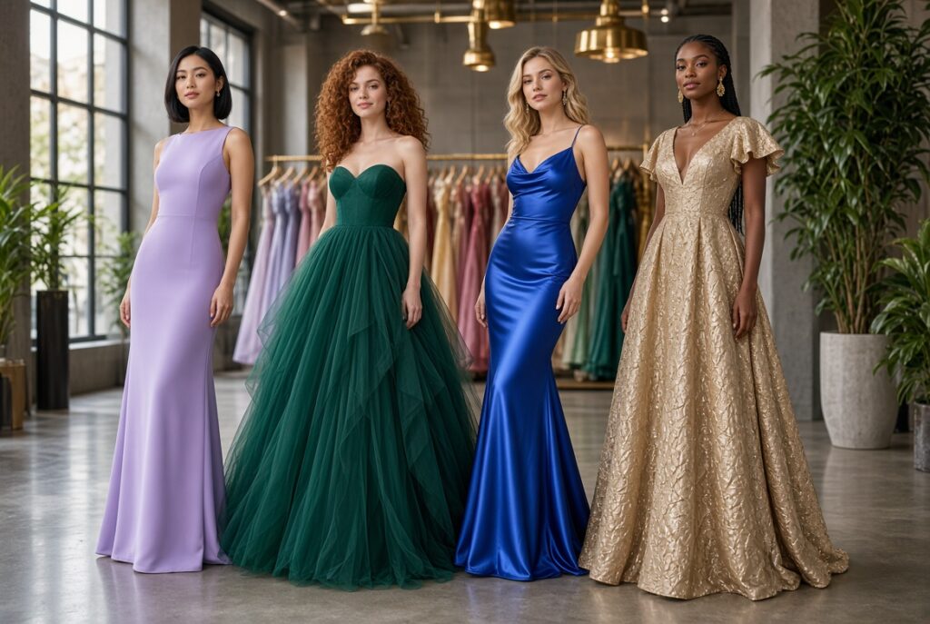 Top Trending Prom Dress Colors and Materials for Prom Dress